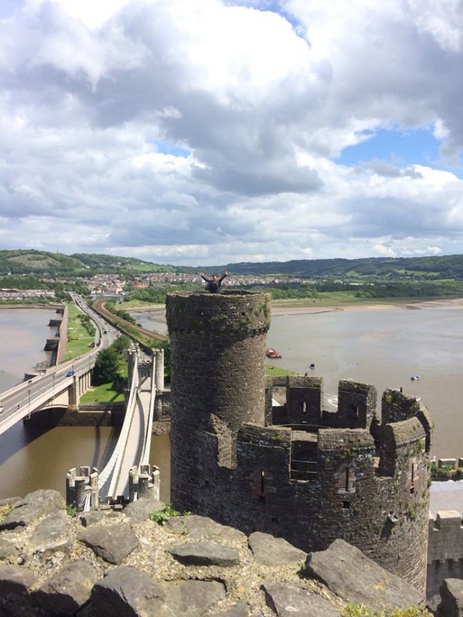 Conwy Castle, Conwy (Wales), United Kingdom (June 2014).