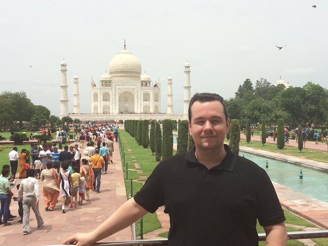 The Taj Mahal, Agra, India (August 2017).