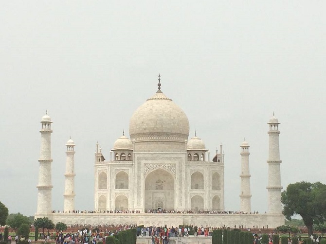 The Taj Mahal, Agra, India (August 2017).