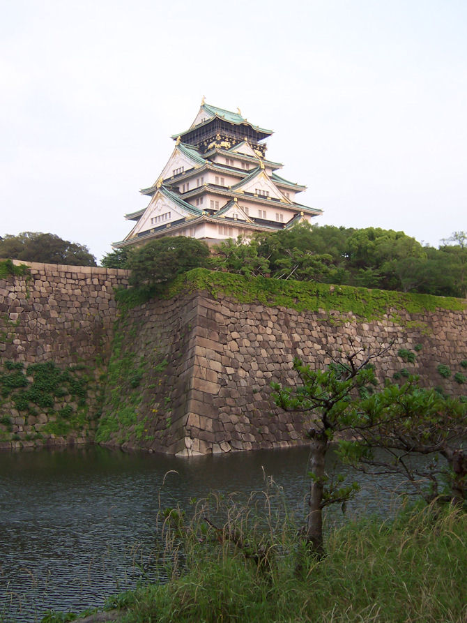 Osaka castle, Osaka, Japan (June 2011).