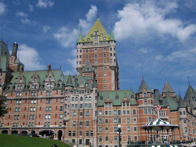 Château Frontenac, Québec City, QC, Canada (August 2009).