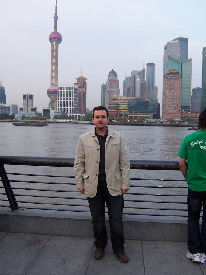 The Pudong district, Shanghai, China (April 2011).